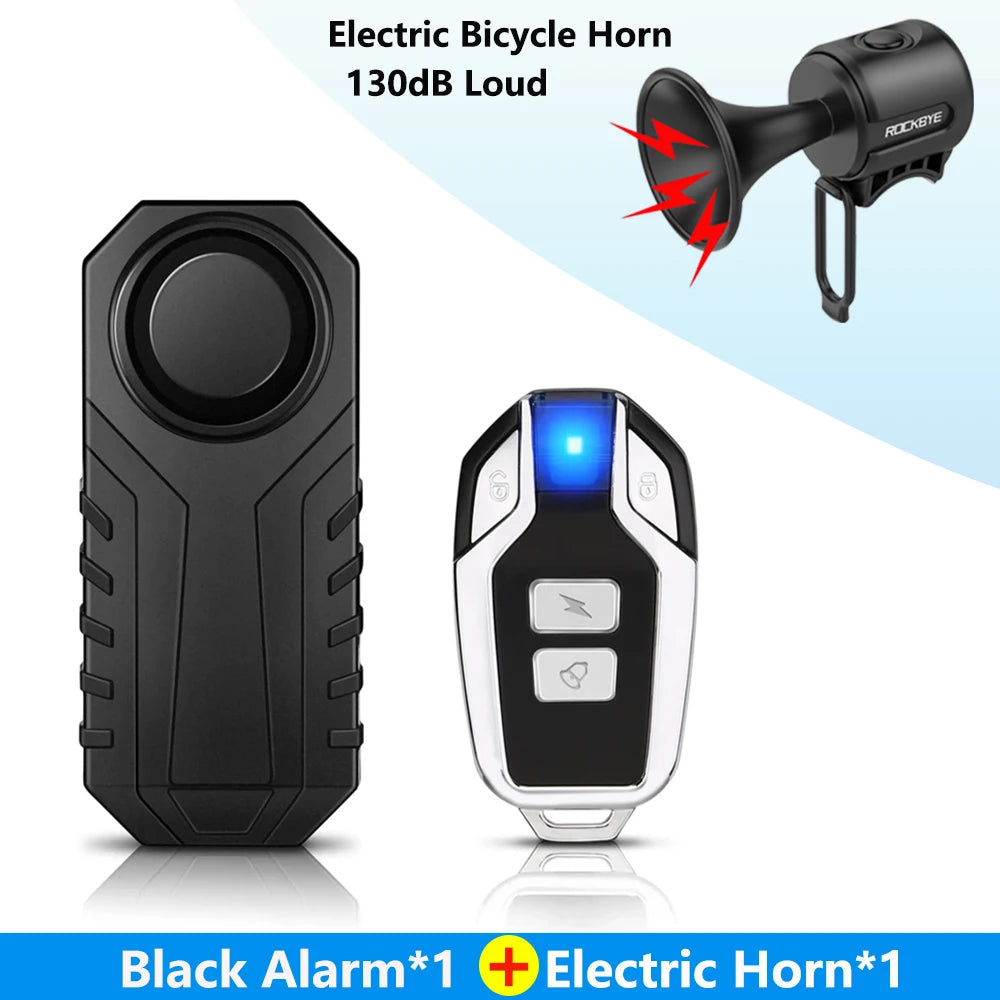 Gadpow Motorcycle Bike Wireless Remote Control Alarm Vibration Sensor 113dB Loud Waterproof Security Alarm
