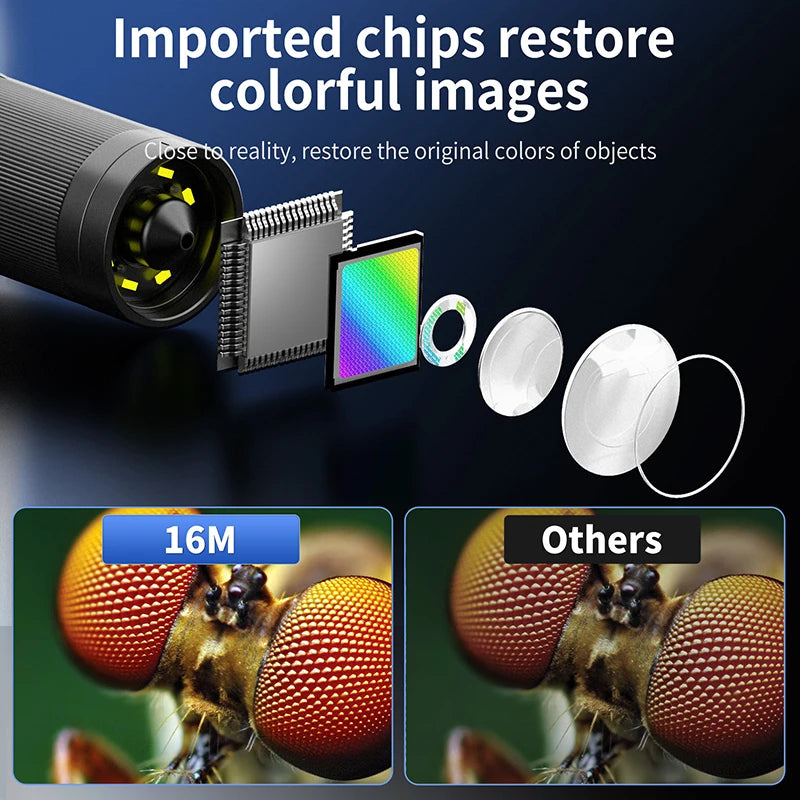 DDCAMERA 7" LCD Digital Microscope 1080P Coin Microscope Magnifier 12MP Ultra-Precise Focusing Soldering Microscopes Support PC