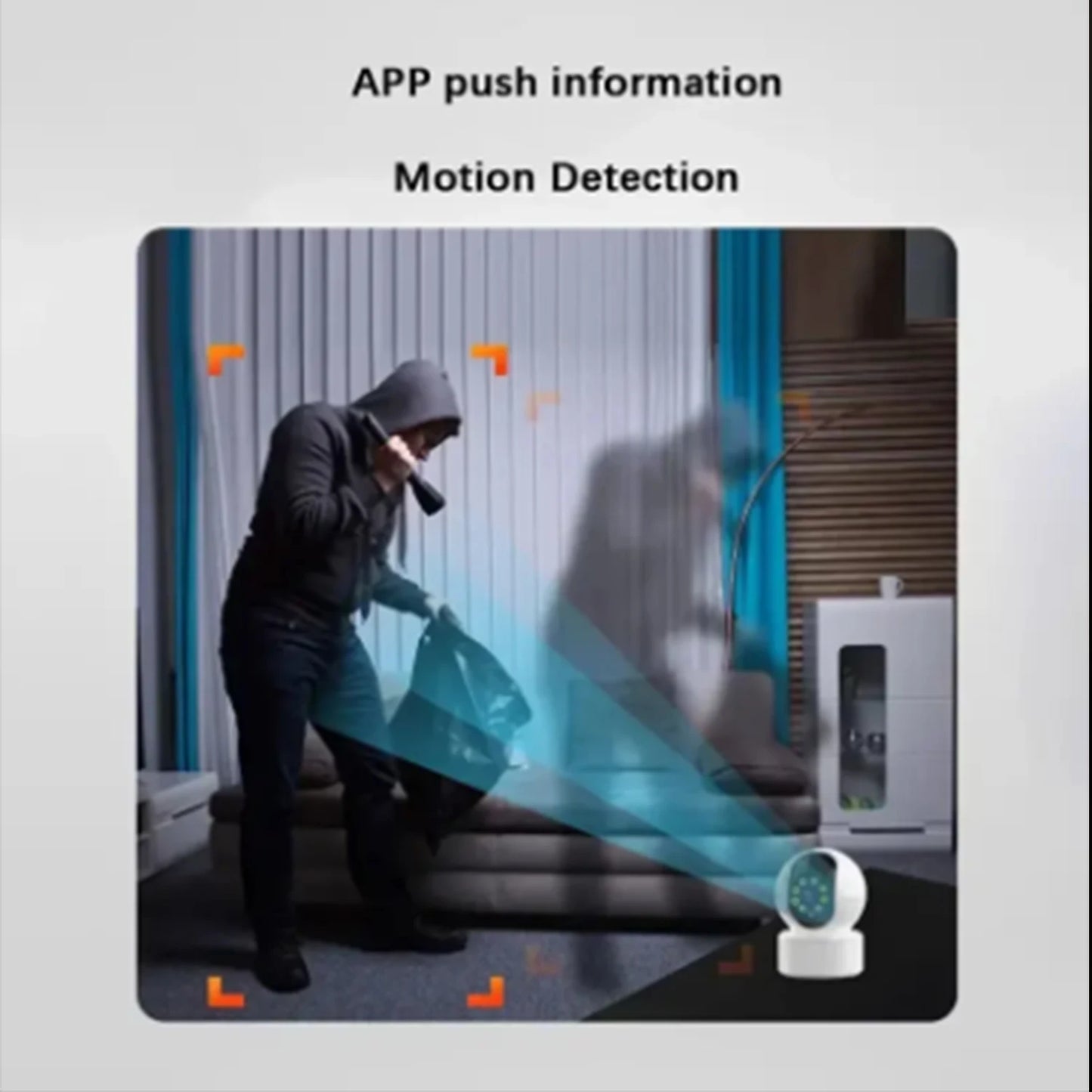 1080P HD Home Security Cameras ICSee Security Protection Indoor Wireless WIFI MINI Camera 2.4G Wi-Fi Two-Way Talk