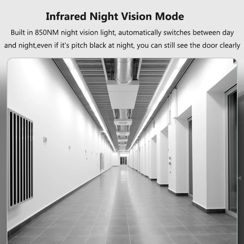 WIFI Video Doorbell HD Camera Night Vision Wireless Smart Home Security Door Bell Two Way Intercom Voice Change For Home