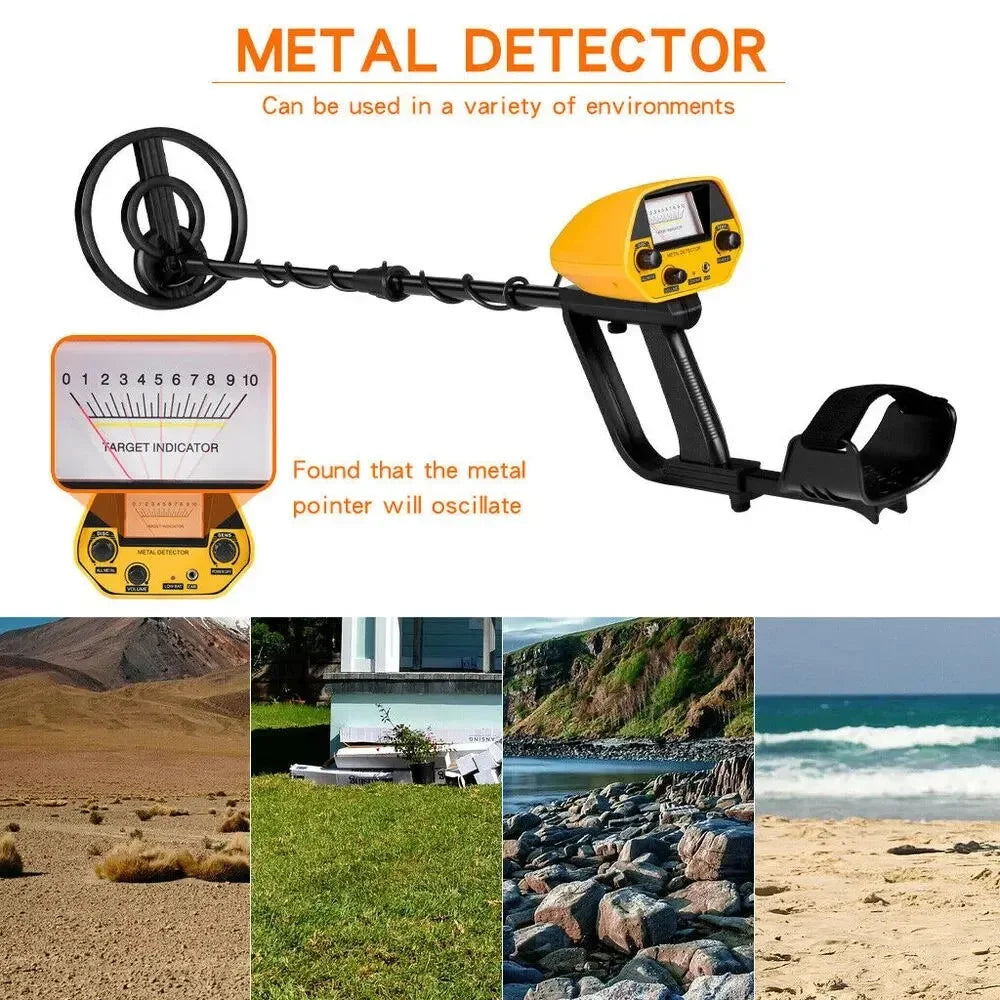 MD-5090 Metal Detector Detection Instrument Underground Metal Detector Metal Finder Gold Detector Hunter Treasure Gold Digger