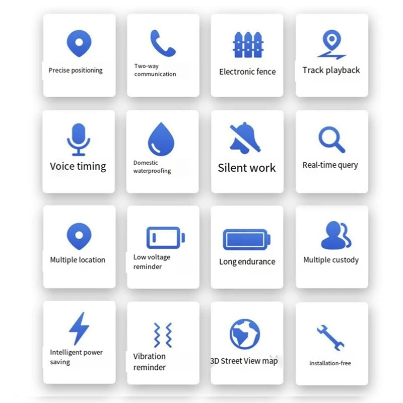 Elderly 4G Tracking Tracker SOS Wireless Wifi Caregiver Pager Old People Locator Fall Alert Tracker IP67 Anti Lost