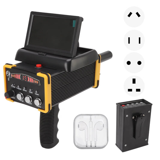 30m  Metal Detector Folding Screen Gold Finder Metal Scanner Device Search Range 1000m GR9000 Handheld Metal Detector