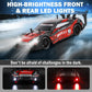 RC Drift Car 1/14 Scale Remote Control Stunt Car 2.4GHz 4WD 40+KM/H High Speed Vehicle with LED Lights Racing Vehicle Toys Gifts