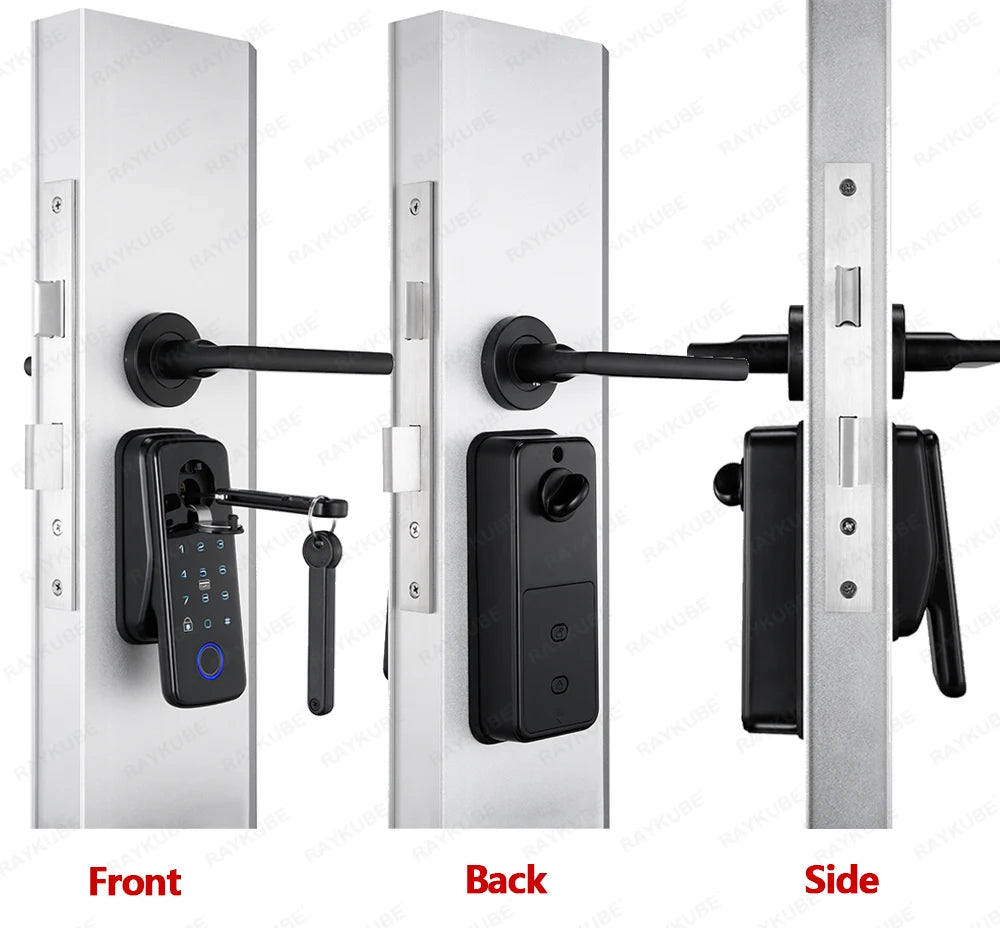 Easy Replacement Cylinder Smart Lock APP TTlock Bluetooth Fingerprint Password NFC Unlock Auto Lock/ Unlock With Battery Z-18