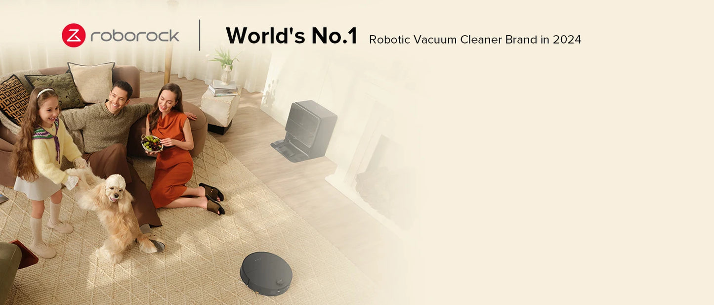 roborock Q5 Max+ Robot Vacuum with Self-Empty Dock, Upgraded from Q5+, 5500 Pa Suction, DuoRoller Brush