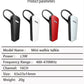 Walkie Talkie Wireless Mini 3W 400-470Mhz Radio Earphone Radio Beauty Salon Hair Salon Restaurant Ear Hook Small Compact