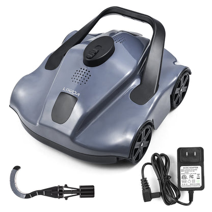 Automatic Robotic Pool Cleaner Cordless Robotic Pool Vacuum for In Ground Flat Pools Cordless Robotic Pool Cleaner