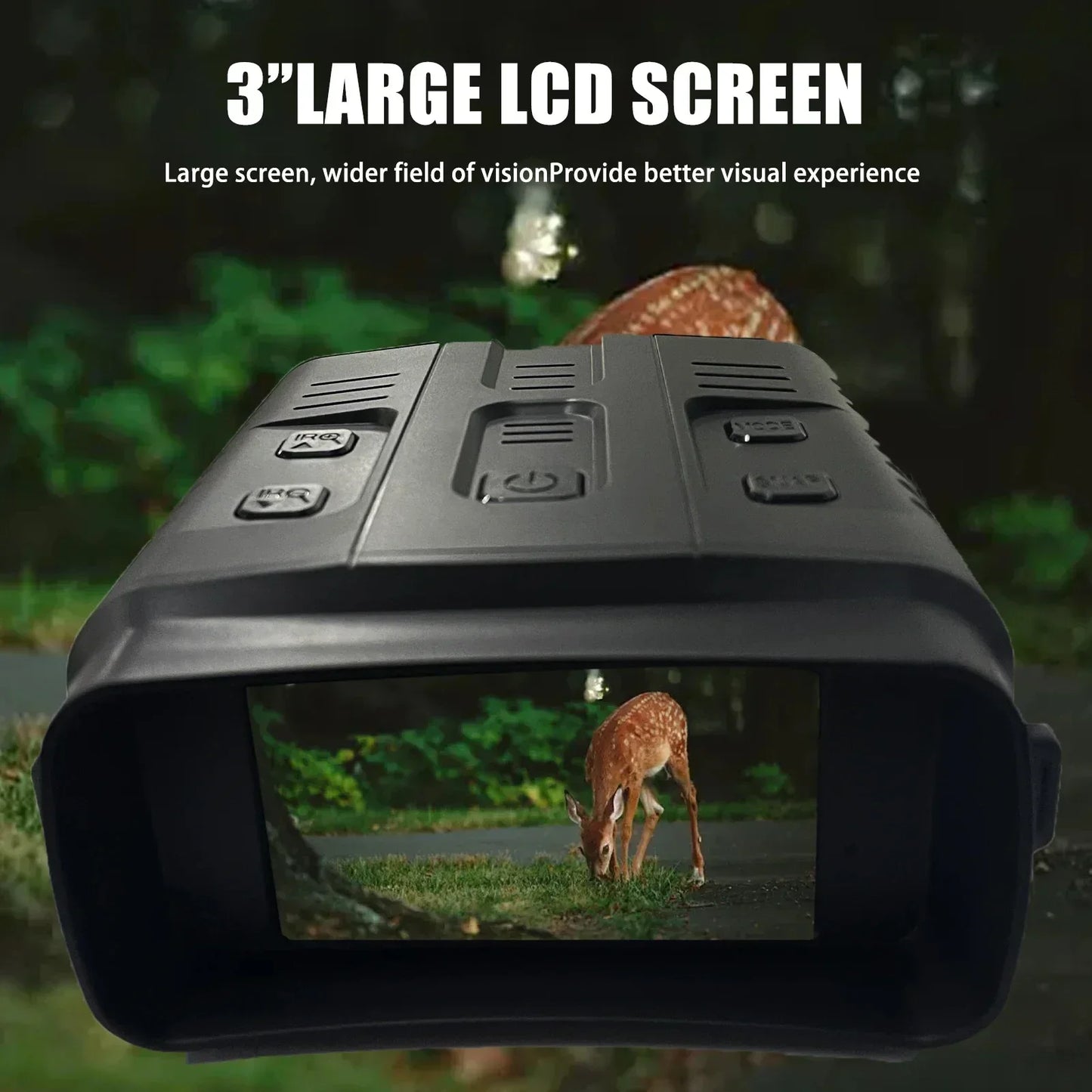 2025 New 4K Night Vision Binoculars 10x Digital Zoom 800m Range Infrared WiFi Telescope for Hunting Camping with Video Recording