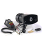 7 Sound 12V 100W 125Db Alarm Horn Car Electronic Warning Siren Motorcycle Alarm Firemen Ambulance Loudspeaker with Mic for Car