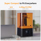 Creality HALOT R6 2K Resin 3D Printer Compact & Easy for Newbies 60mm/h Printing Speed 130*82*160mm Build Volume LCD Printer