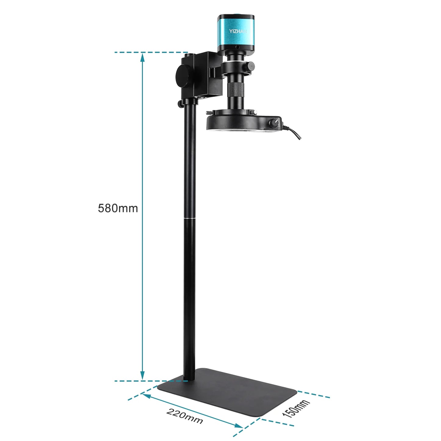 4K Microscope 48MP Digital Microscope For Electronics USB Industrial Cameras HDMI 1-180X Zoom C-Mount Lens Phone Pcb Soldering
