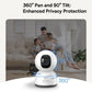Baseus Security Camera 3MP 2K Pan&Tilt Home Protection Smart 2.4G WiFi IP Camera Wireless Home Security Full HD Auto AI Tracking