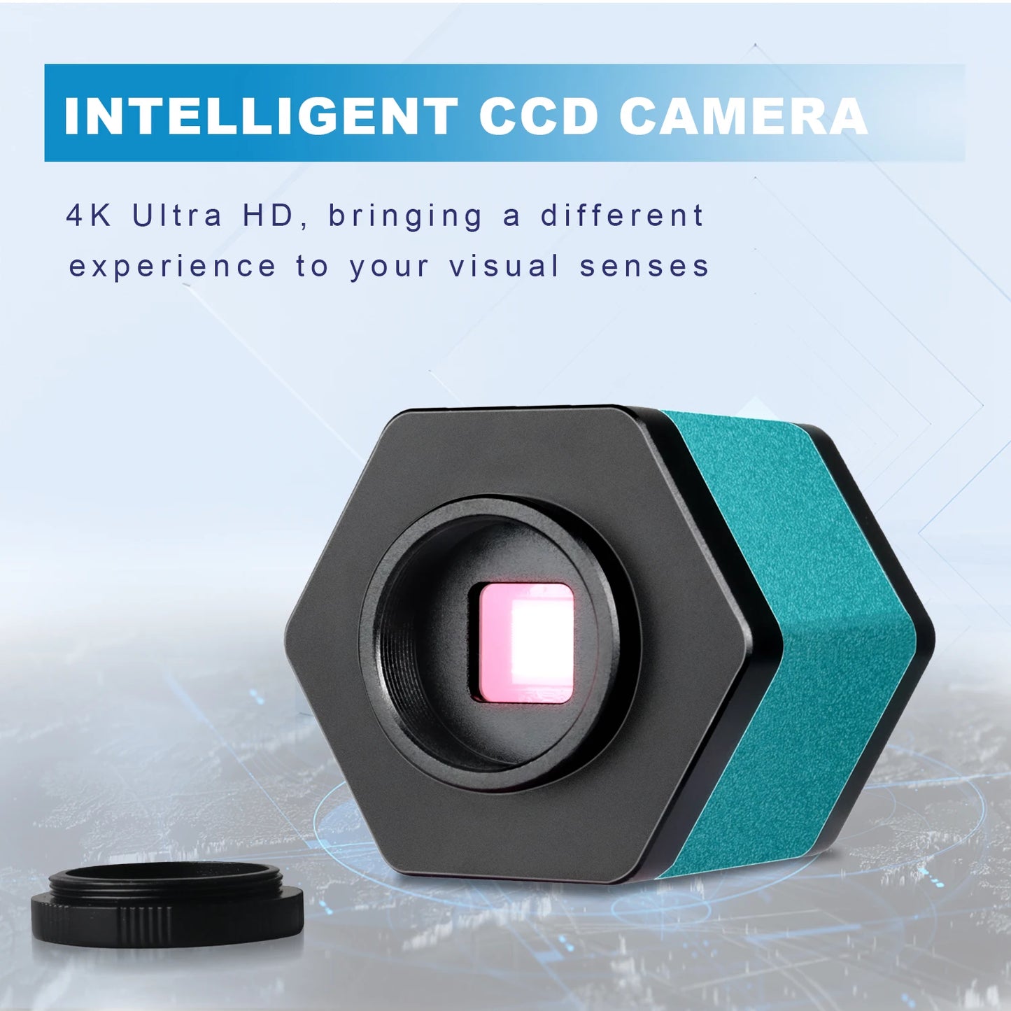 4K Microscope 48MP Digital Microscope For Electronics USB Industrial Cameras HDMI 1-180X Zoom C-Mount Lens Phone Pcb Soldering