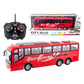 1/30 Rc Bus Electric Remote Control Car with Light Tour Bus School City Model 27Mhz Radio Controlled Machine Toys for Boys Kids