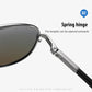 0 -0.5 -0.75 To -6 Night Vision Lens Oval Prescription Sunglasses Men Polarized Metal Driving Anti-Glare Nearsighted Sun Glasses