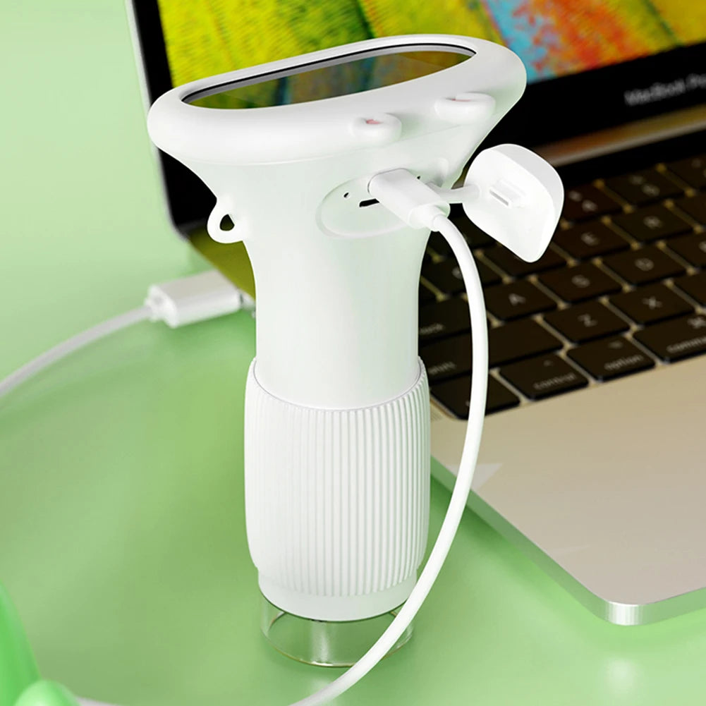 1000X Electronic Magnifier Camera 2MP Lens Handheld Digital Microscope 2 Inch IPS Screen Handheld HD Microscope with 8 LED Light