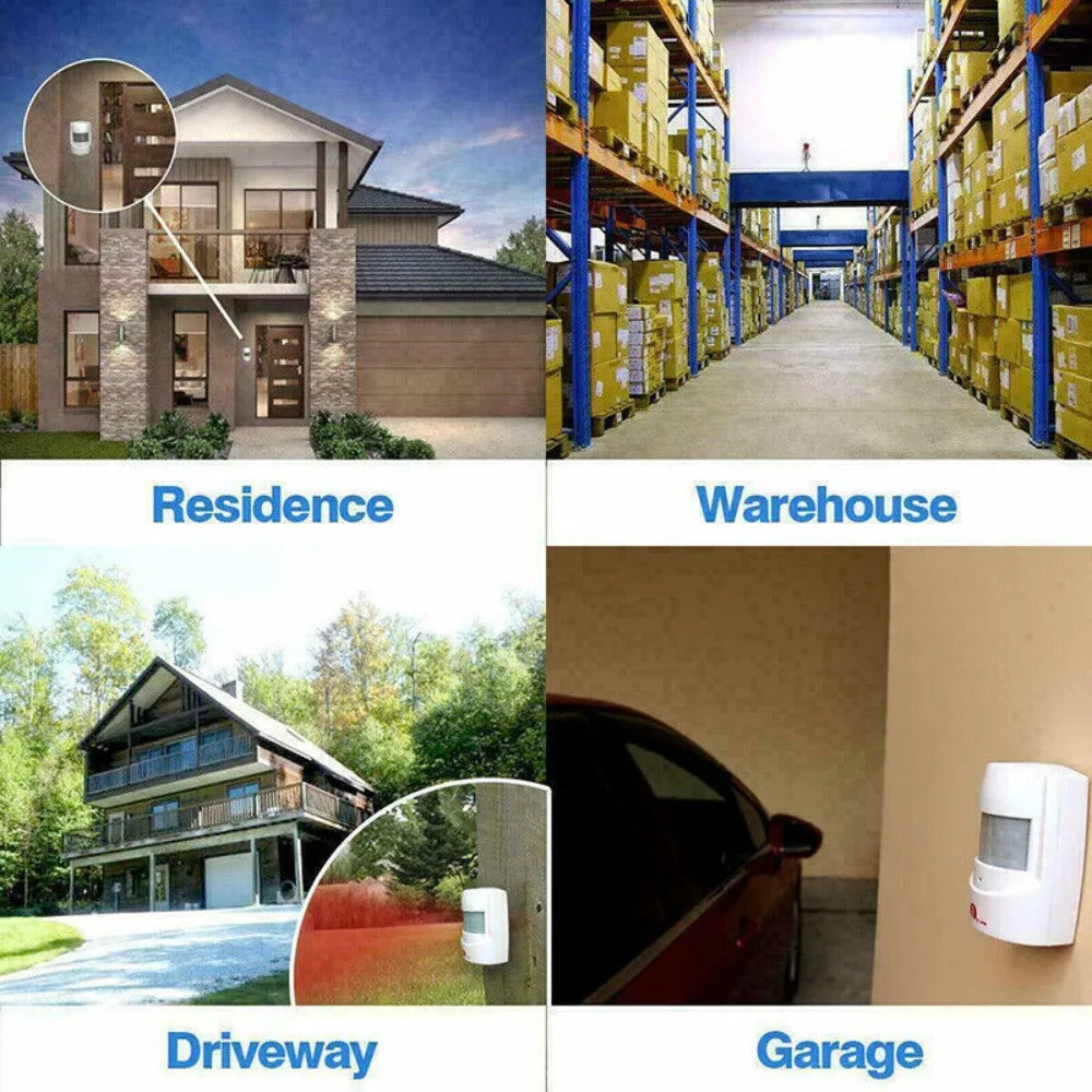 Induction Sensor Intruder Alert 1+2 Receiver Motion Sensor The Burglar Alarm Alarm Alarm System