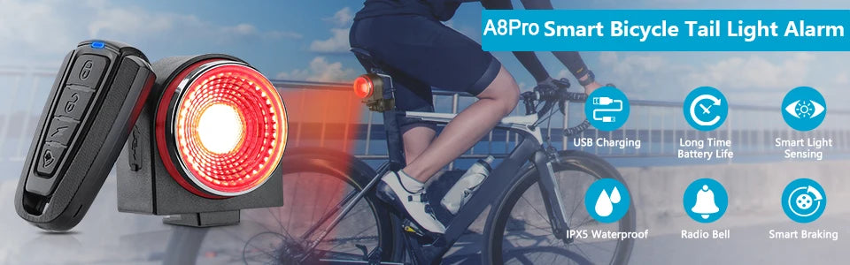 Elecpow Bicycle Alarm Wireless Waterproof Motorcycles Scooter Bike  Anti theft Alarm Security Protection Vibration Burglar Alarm