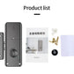 Smart Electric Motor Lock With Tuya App Keyless Entry Door Lock Concealed Invisible Installation IC Card Lock for Wooden Door