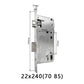 Smart fingerprint lock body special mortise smart lock 5050 125mm-240mm 2585-7085mm 5572 6072 300*6085 lock body