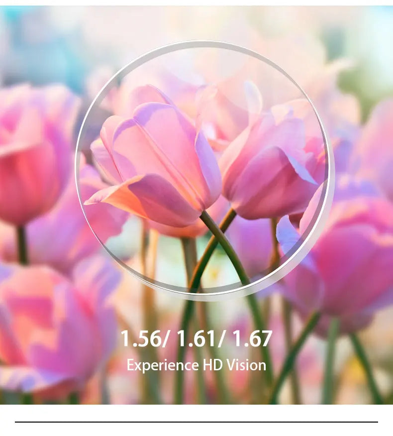 VKYEE  Polarised 1.56 1.61 1.67 1.74 Grey Brown Pink Purple Blue Series Degree Myopia Long Vision Lenses