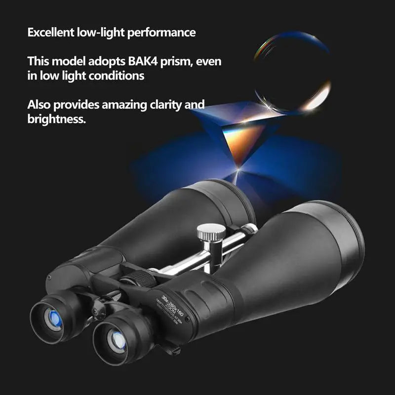 Telescopes Binoculars 30-260x160 High Magnification Multi-Coated Binoculars 86mm HD Ultra-High Hunting Binoculars