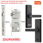New Smart Door Lock With Tuya APP Digital Electronic Lock Smart Home Wooden Door Lock Biometric Fingerprint