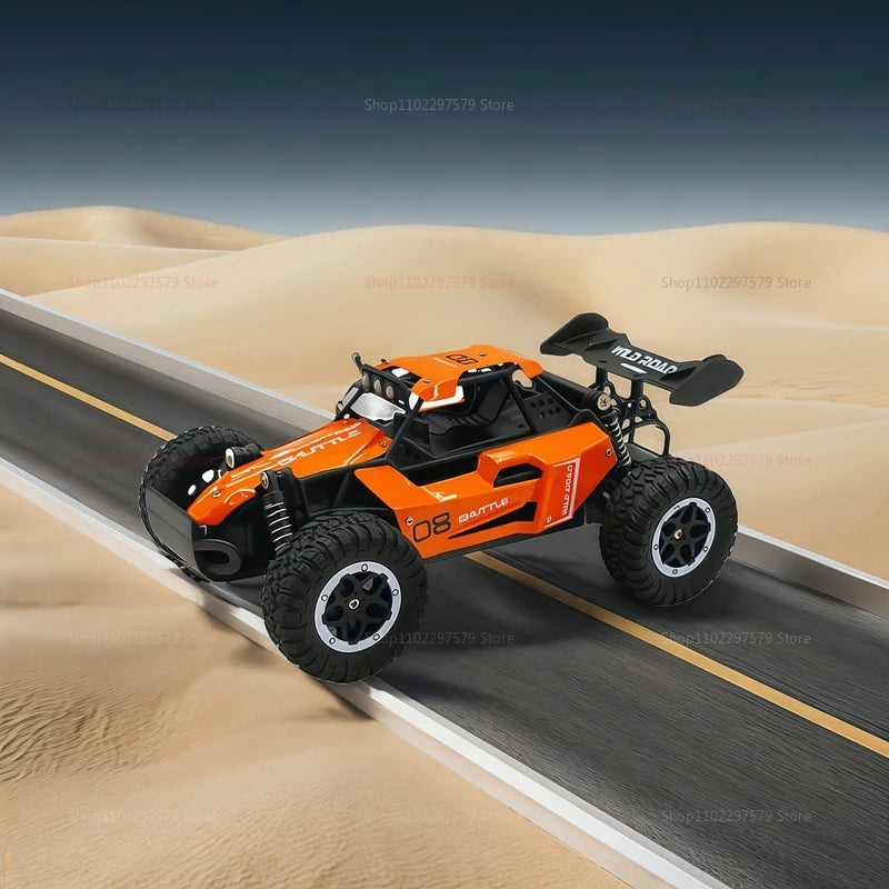 RC Cars 1:16 Remote Control Car 20 Km/h 2WD All-Terrains Electric LED Lights Off-Road Outdoor Vehicle Truck Toys for Kids Adults