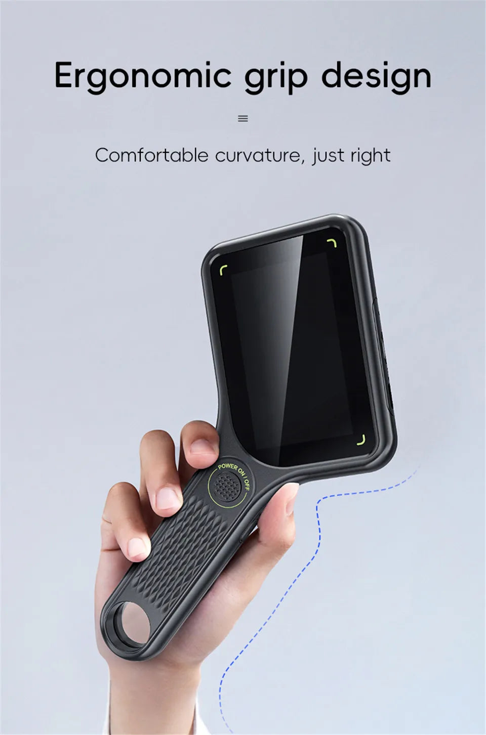 500X Digital Microscope 3-inch IPS Handheld Microscope Magnifier 2 Megapixel Magnifying Glass with 8Leds for Electronics Repair