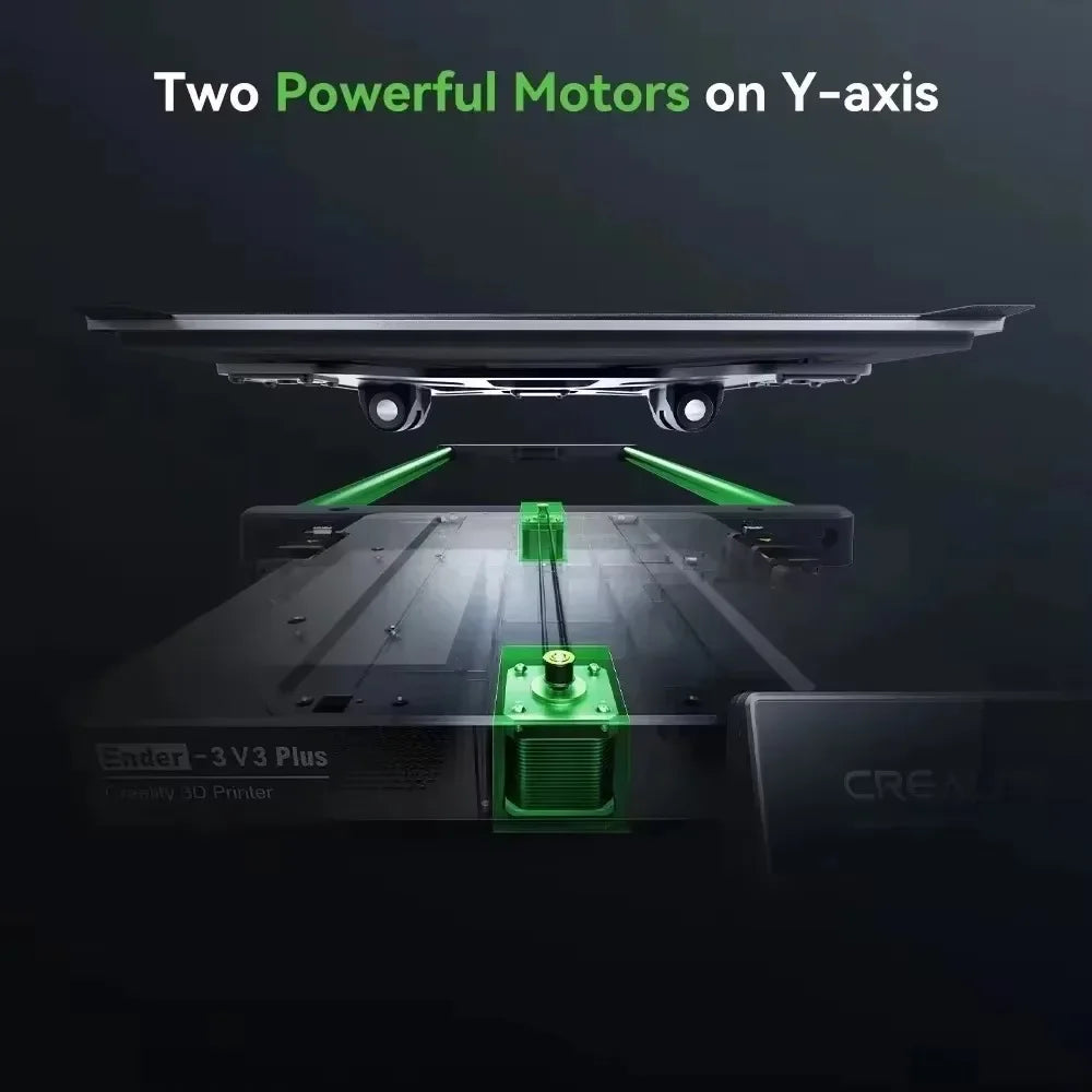 Creality Ender-3 V3 Plus 3D Printer 300x300x330mm Print Size 600mm/s Direct Extruder Stable Y-axis Dual Motors&Support Rods