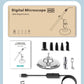 Handheld Digital Microscope Camera 1080P HD USB 8.5mm Inspection Camera 10x-200x Magnification Microscopes With 8 LED For USB C