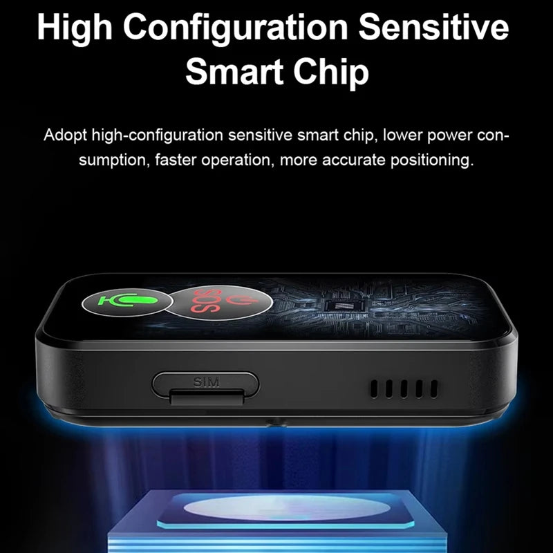 Elderly 4G Tracking Tracker SOS Wireless Wifi Caregiver Pager Old People Locator Fall Alert Tracker IP67 Anti Lost