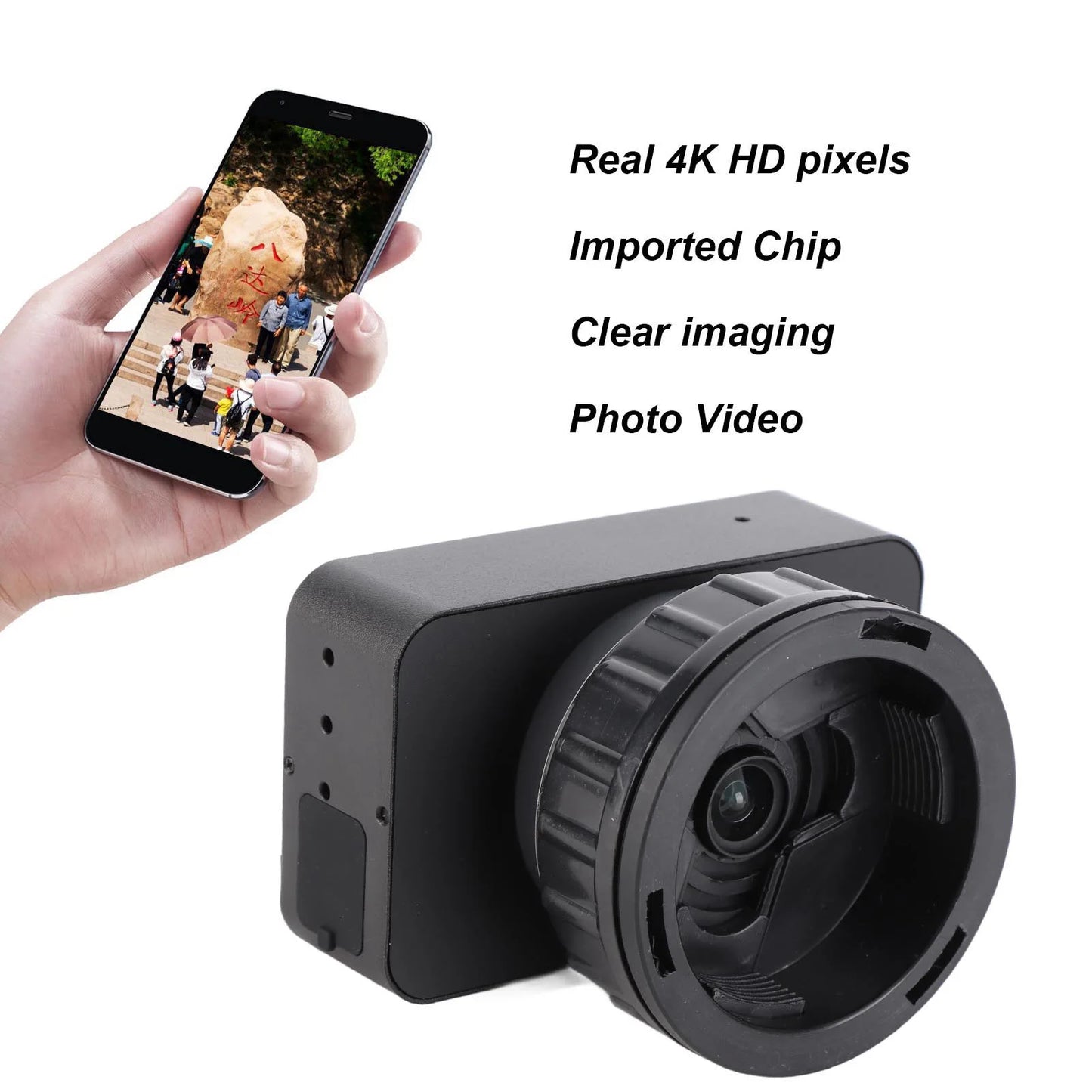 Telescope Electronic Eyepiece 4K Electronic Eyepiece Color Display Screen for Bird Watching for 22mm‑46mm Optical Telescopes