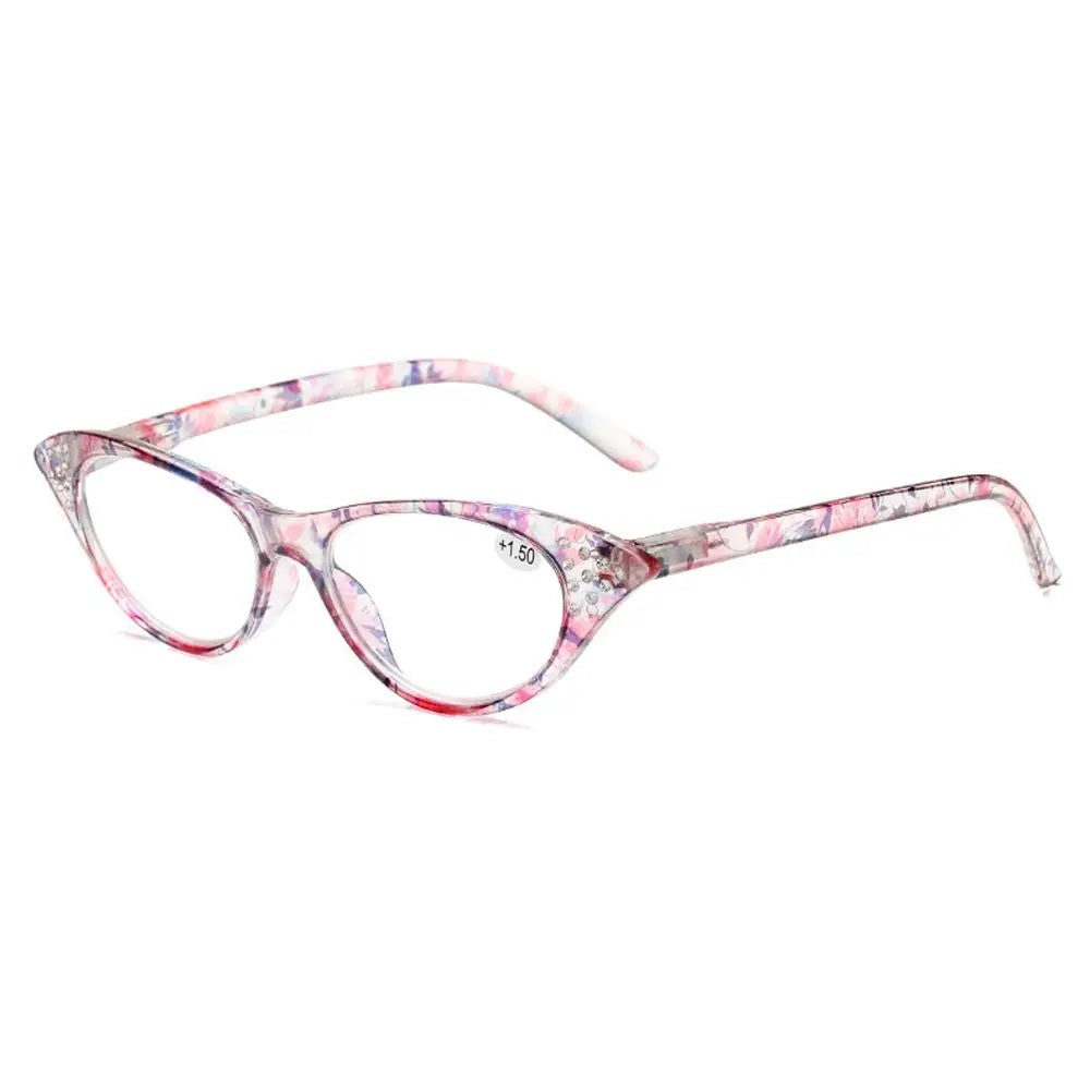 Read Magnification Cat Eye Frame Vision Care Presbyopia Glasses Hyperopia Eyewear Women Reading Glasses Computer Eyeglasses