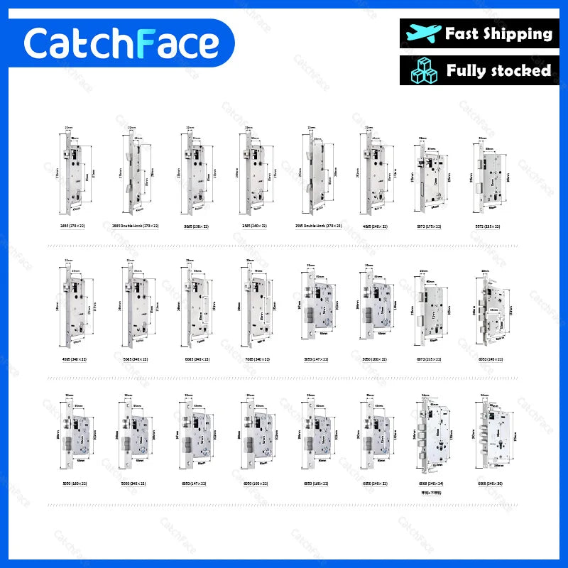 Mortise for Smart Door Lock for Wooden door/Aluminum door