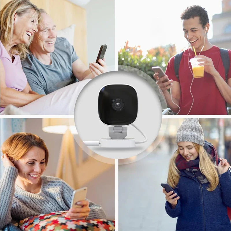 4K HD Mini Security Camera WiFi Monitor Full Color Night Vision Motion Detect Surveillance With 2 Way Audio IP65 Waterproof New