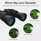 10X50 Binoculars High Definition Powerful Telescope Monoculars Hiking Travel Portable Telescope Camping Hunting Outdoors