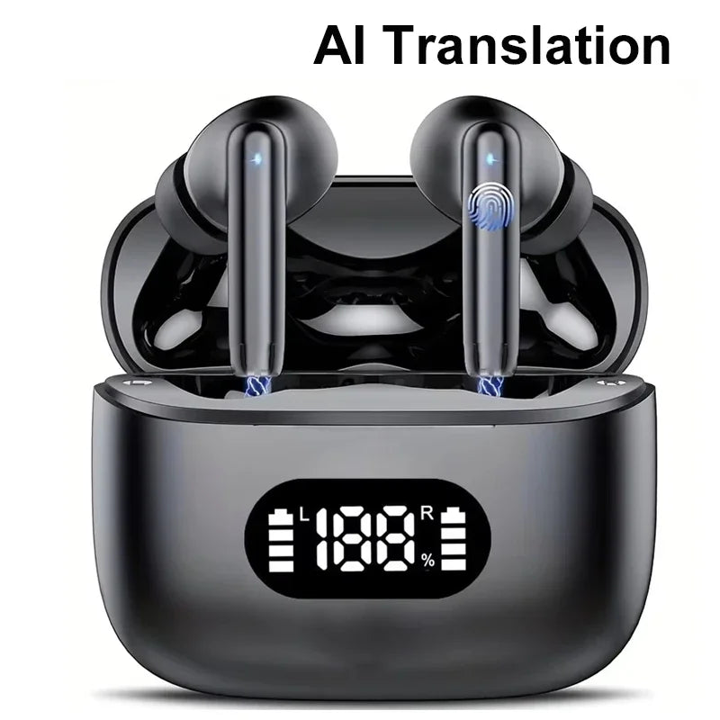 AI Language Translator Earbuds 3 in 1 Accents Translator Earphone Real Time 144 Languages Accents for Travel Business Learning
