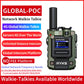 4G Walkie Talkie 5000Km 200 Channels Personalized Names Audio Playback Global Ptt Type C Charger Long Range Ham Two Way Radio