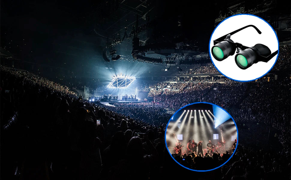 Fishing Binoculars for outdoor bird watching, fishing, sports, theater professional hands-free glasses HD portable telescope