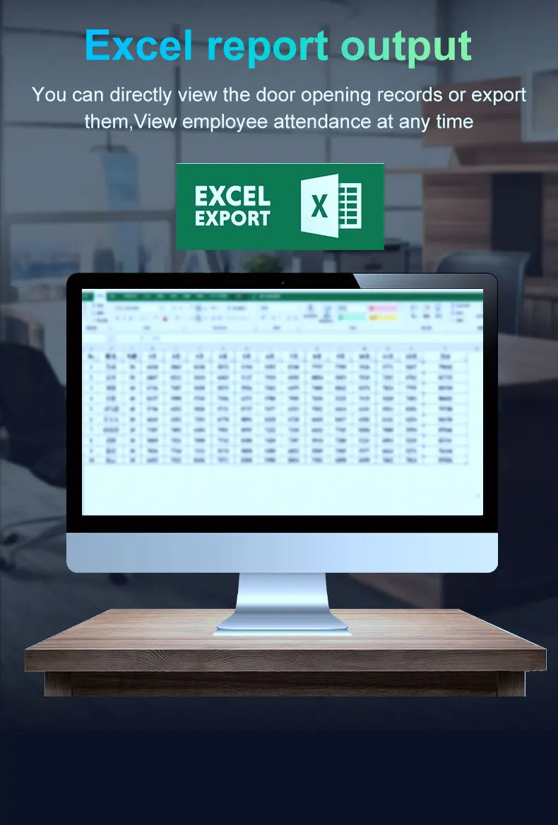 IP65 Bluetooth Smart Glass Door Lock with HAHALock App - Fingerprint/RFID/IC Card Access, Dual Hook Lock & Attendance Tracking