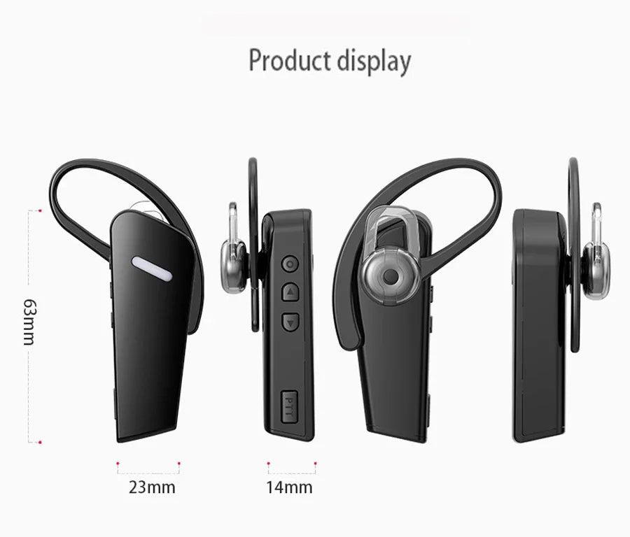 Walkie Talkie Wireless Mini 3W 400-470Mhz Radio Earphone Radio Beauty Salon Hair Salon Restaurant Ear Hook Small Compact