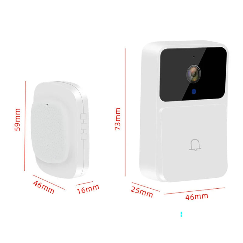 WIFI Video Doorbell HD Camera Night Vision Wireless Smart Home Security Door Bell Two Way Intercom Voice Change For Home