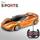 1/18 RC Car LED Light 2.4G Radio Remote Control Sports Cars For Children Racing High Speed Drive Vehicle Drift Boys Girls Toys