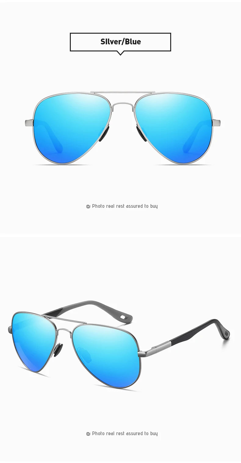 0 -0.5 -0.75 To -6 Night Vision Lens Oval Prescription Sunglasses Men Polarized Metal Driving Anti-Glare Nearsighted Sun Glasses