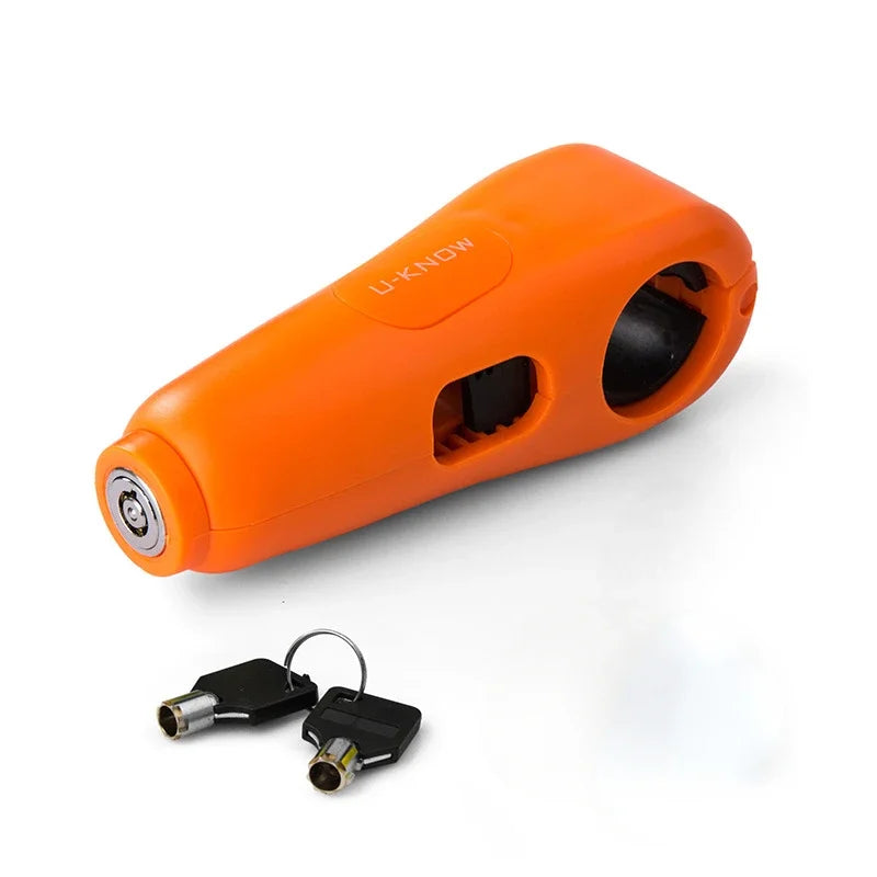 100DB Alarms Sound Motorcycle Handlebar Lock Scooter Electric Vehicle Bicycle Safe Anti-theft Accelerator Brake Lock Padlocks