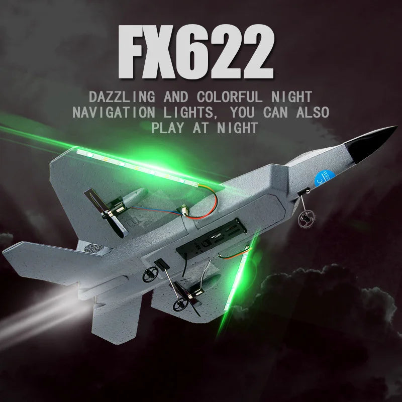 New RC Plane FX622 Plane 2.4G Radio Control Glider Remote Control Fighter Glider Airplane Foam Aircraft Boys Toys for Childre