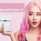 Smart Nail Printer Portable 3D Mobile Nail Painting Machine 2400 DPI Printing Resolution WiFi/DIY Support for Home Beauty Salon