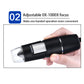 1600X 1000X USB Microscope Handheld Portable Digital Microscope USB Interface Electron Microscopes with 8 LEDs with Bracket